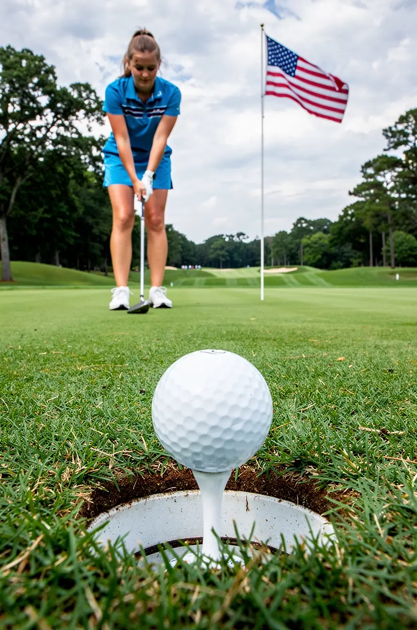 golfer demonstrating proper swing mechanics on the course